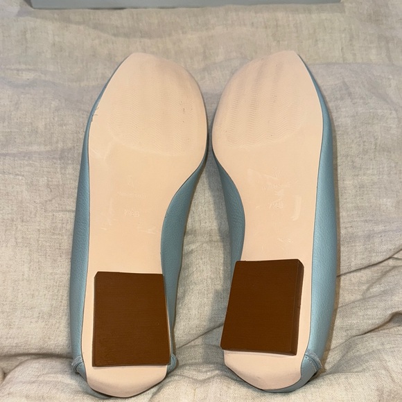 Women's Blue Leather Loafers - Picture 4 of 4